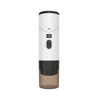 Machine à expresso portable sans fil pour l'extérieur, compatible voiture, mini cafetière électrique à capsules, matériau ABS, design minimaliste, pour la maison