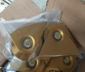 Оцинкованные V ШКИВ ПАЗ колеса пол трек стальные раздвижные ворота ролики - Product Image 2