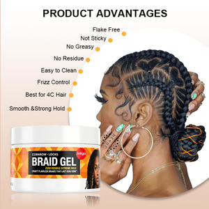 Jotigo Gel de Tressage <span class=keywords><strong>Extra</strong></span> Cheveux Pommade <span class=keywords><strong>Cire</strong></span> Gel Tenue <span class=keywords><strong>Forte</strong></span> Tresse Bord Contrôle Gel Cheveux <span class=keywords><strong>Cire</strong></span> Coiffante 150ml - Product Image 2