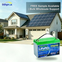 Batterie LiFePO4 25.6V 150AH Grade A 6000+ Cycles Batterie de Stockage Domestique à Décharge Profonde BMS RS485 Terminal M8 CE RoHS IP67 OEM ODM