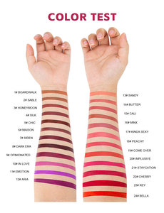 New Arrival <strong>Pink</strong> Matte Shimmer <strong>Lipstick</strong> High Quality Creamy Waterproof <strong>Brown</strong> Vegan Nude Velvet Long Lasting Red <strong>Lipstick</strong> - Product Image 4