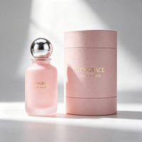 Flacon de parfum de luxe, design élégant, 30 ml, 50 ml, 100 ml, flacon vaporisateur en verre coloré avec boîte