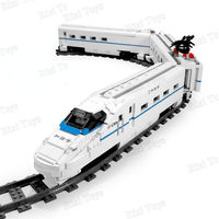 Moule King 12001-12038 World Railway Series les locomotives à vapeur Train télécommandé enfants jouets cadeaux ensembles de blocs de construction
