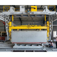 MARUTI HYDRAULICS Usine de blocs AAC entièrement automatique 1200 CBM/jour, fabrication de blocs de béton légers intelligents et automatisés de haute précision