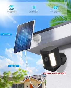 Pannello Solare AISmartlink 5V per Telecamera Esterna, Caricatore Solare Compatto 5V con USB Tipo C o Micro USB - Product Image 4