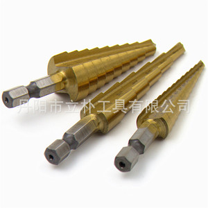 Foret étagé Mr Drill en pouces 3/16-1/2, tige hexagonale, acier, outil de perçage multi-usages - Product Image 3