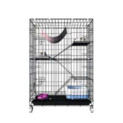 Pet Cage Dog Cat Multi Function Fence Iron Guinea Metal Hamster Dog Fence Hamster Fence