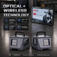 GATmatic GA-500 Alineador de Ruedas Inalámbrico 5D, Cámara Magnética Portátil, Alta Precisión Óptica, Sin Haz, IA para Automóviles, 10000mAh, Certificado CE