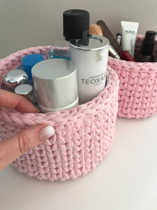 <span class=keywords><strong>Cesta</strong></span> <span class=keywords><strong>Redonda</strong></span> Decorativa <span class=keywords><strong>de</strong></span> <span class=keywords><strong>Ganchillo</strong></span> Personalizada, Organizador <span class=keywords><strong>de</strong></span> Cosméticos Tejido a Mano, <span class=keywords><strong>Cesta</strong></span> <span class=keywords><strong>de</strong></span> Escritorio para Tocador - Product Image 6