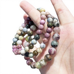 Pulsera de Turmalina de Color Caramelo Natural, Marca Dongqing, 8mm 10mm, Estilo Artesanal, para Mujer, Moda Halloween, Venta al Por Mayor - Product Image 2