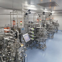 Bioréacteur à disque en fibre de 20L-5000L en acier inoxydable, appliqué aux produits sécrétés cellulaires, aux protéines génétiques recombinantes et aux virus, pour laboratoire