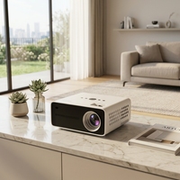 Meilleur projecteur intelligent Android 9.0 LCD 4K HT22, 120 lumens, projection 10 m, 8 Go de ROM pour la maison