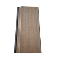 Panneau mural extérieur en WPC co-extrudé 148*21mm, panneaux muraux en composite bois-plastique, panneaux muraux extérieurs