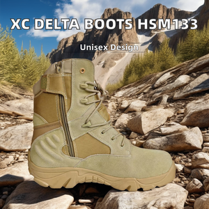 <span class=keywords><strong>Botas</strong></span> Tácticas <span class=keywords><strong>de</strong></span> Senderismo <span class=keywords><strong>de</strong></span> Gamuza USMC <span class=keywords><strong>de</strong></span> Alta Calidad, Altura Hasta el Tobillo, con Cierre <span class=keywords><strong>de</strong></span> Cremallera y Cordones, con Amortiguación <span class=keywords><strong>de</strong></span> Impactos, <span class=keywords><strong>para</strong></span> Invierno y Verano - Product Image 2