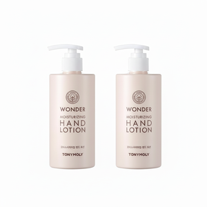 Tonymoly Wonder idratante lozione per le mani 300ml 2ea Vegan nutriente minerale burro di karité acido ialuronico lavanda vitamina C OEM - Product Image 1