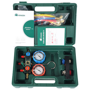 Kit de remplissage de réfrigérant pour climatiseur de voiture Hongsen R134A HS-236A-60 avec manomètre à double valve - Product Image 5