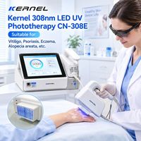 Traitement médical du vitiligo, système laser excimer 308 nm, appareil de thérapie UV 308 nm en stock, portable avec écran LED