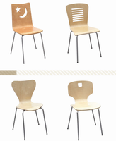 Chaise empilable en bois courbé de papillon de meubles de bistro de restaurant bon marché Offre Spéciale pour la salle à manger