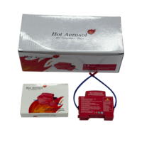 Extincteur automatique à aérosol QRR0.01G avec garantie de 10 ans, classe A/B/C/D, certifié EN 15276, montage sur rail standard