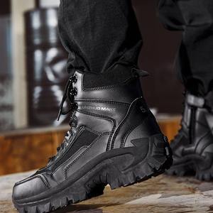 Bottes tactiques de randonnée dans la jungle antidérapantes personnalisées chaussures de sécurité chaussures d'hiver pour adultes pour hommes chaussures en caoutchouc maille imperméable - Product Image 3