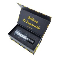 Boîte d'emballage en papier pour flacon d'huile essentielle, boîte cadeau rigide magnétique pour parfum avec insert en mousse