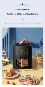 Horno Freidora de Aire Digital Inteligente de 5L de Gran Capacidad, Multifuncional con Pantalla LCD Táctil para Cocinar y Hornear - Product Image 6