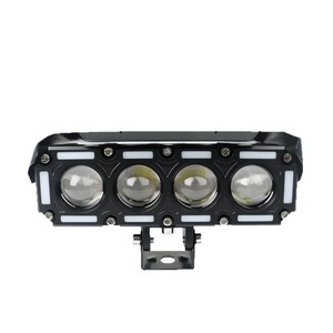 4 Eye Led Spotlight 12-60V Waterproof Off Road Motorcycle <b>Lighting</b> With Fan For Electric Vehicle - Product Image 3