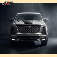 Kit carrosserie en carbone sec M-Style pour Cadillac Escalade 2026 (Pare-chocs, Capot, Diffuseur arrière, Canards, Aileron arrière)
