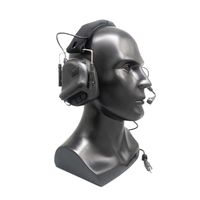 EARMOR Genuino M32 Pastilla electrónica Reducción de ruido Auriculares Comunicación Auriculares con micrófono Entrenamiento Orejeras tácticas