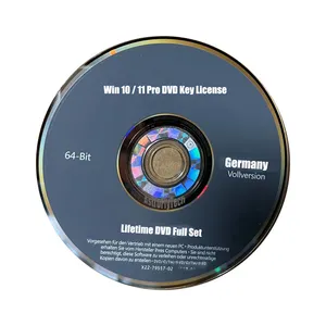 Clé de licence DVD professionnelle German Win 10 100% Win 10 Activation en ligne Clé de licence allemande Win 11 Pro DVD Germany Box