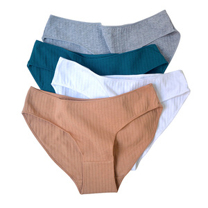 Culottes de bikini pour femmes en coton d'été, fines, sans couture, non étranglantes, taille basse, antibactériennes, fabrication chinoise - Product Image 5