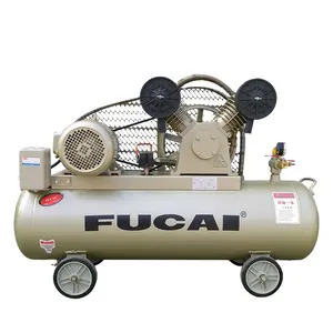 Compresor de aire de pistón industrial sin aceite FUCAI proveedor mayorista de refrigeración por aire de servicio pesado 7.5hp 5.5kw