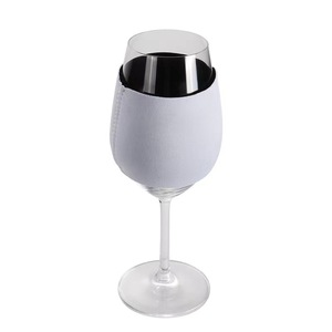 Le verre à vin thermique isolé par néoprène couvre <span class=keywords><strong>la</strong></span> conception pliable réutilisable de douilles capacité personnalisable du modèle 300ml de sublimation - Product Image 1