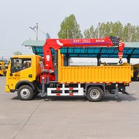 Grue mobile télescopique hydraulique montée sur camion de 3, 4, 6, 8, 10 et 16 tonnes, à vendre – Moteur inclus