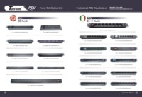 Unité de distribution d'alimentation (PDU) universelle intelligente sur rack, personnalisée en usine, 10A 16A 20A, C13 C19, montage sur rack de serveur