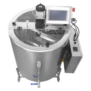 เครื่องทำอิมัลซิไฟเออร์น้ำผึ้งอัตโนมัติ100L พร้อมถังสแตนเลส201ใบมีดปรับได้304 0-60รอบต่อนาทีส่วนประกอบแกนมอเตอร์ - Product Image 2