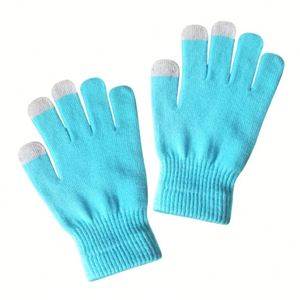 Gants tactiles en tricot avec logo personnalisé pour l'hiver - Gants tactiles promotionnels chauds pour hommes et femmes - Product Image 2