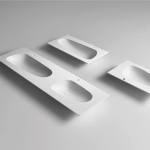 Bañera Independiente de Superficie Sólida de Piedra Artificial Blanca, Forma de Diamante, Ecológica, 1.6 m, con Drenaje para Masajes, para Apartamento - Product Image 5