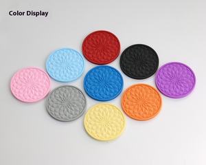 幾何学花柄ダイヤモンドデザイン ウォーターカップコースター 防灰越境爆発 シンプルスタイリッシュ 断熱プロモーション用 - Product Image 4