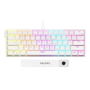 Ajazz Nk61 61 61 Phím Nhỏ Gọn Cơ Khí Bàn Phím Có Dây Hot Swappable Red Chuyển Đổi RGB <span class=keywords><strong>Backlit</strong></span> Cho PC Máy Tính Xách Tay Gamer - Product Image 1
