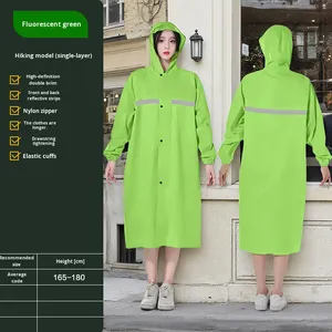 Impermeable de Cuerpo Entero con Capucha para <span class=keywords><strong>Mujer</strong></span>, de Tela Oxford Resistente a la Intemperie, para Vehículos Eléctricos, Bicicletas, Scooters, Ropa de Turismo al Aire Libre para Adultos - Product Image 6