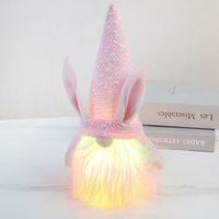 Peluche de haute qualité, mini, phosphorescente, personnalisable en gros, jouet en peluche phosphorescent dans le noir, lapin sans visage, vieil homme, peluche Rudolph personnalisée