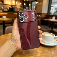Casing iPhone 18 17 Warna Biru Baru Tren 2026, Anti Benturan, Berkilau, dan Mengkilap, untuk iPhone 18 Pro Max, Casing Ponsel Berkilau Glitter
