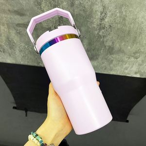 Bouteille d'eau isotherme brillante pour enfants, gobelet de 20 oz pour gravure laser - Product Image 3