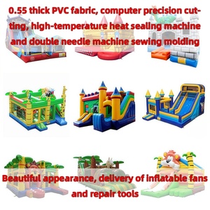 Parque de juegos inflable para niños, castillos saltadores para mayoristas, empresas de alquiler de eventos, Tobogán inflable con tema de princesa rosa - Product Image 2