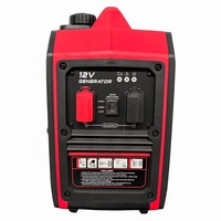Générateur d'essence portable silencieux 12V 1,8KW 24V avec démarrage à distance, pour extérieur et intérieur, chargeur de batterie 1800W pour camping-car, bateau, camion, camping