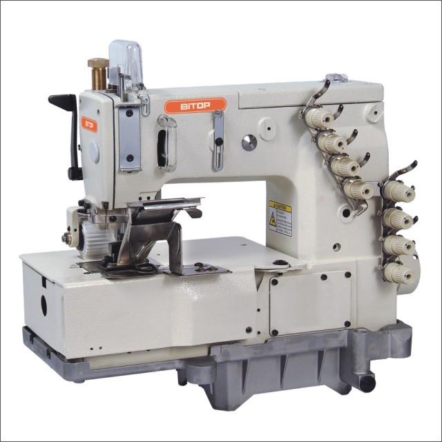 KANSAI Type Flat Bed Special Sewing (1404PMD,1404PSF,1412PL) Multi Needle Chain Stitch Industrial Sewing Machine Manufacturer