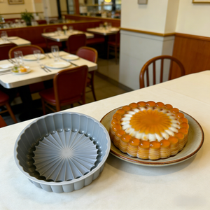 <span class=keywords><strong>Moule</strong></span> à gâteau rond en silicone réutilisable antiadhésif de 8 pouces, <span class=keywords><strong>cannelé</strong></span> pour la cuisson de cheesecake aux fraises, brownie, <span class=keywords><strong>tarte</strong></span>, gâteau - Product Image 3