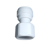 Adaptateur de robinet de connexion coudée à filetage femelle LY-014D 1/2 "en plastique pour connecter le raccord de tuyau.