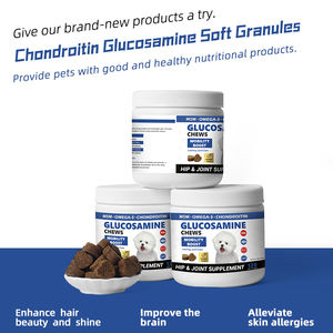 Glukosamin Kondroitin & Omega3 MSM Granul untuk Kucing dan Anjing-Perawatan Sendi Pereda Nyeri & Pendukung Mobilitas dalam Botol (120/300g) - Product Image 5